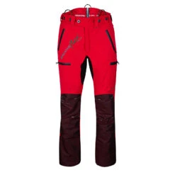 Freestyle Type A Class 1 Chainsaw Trousers – Red -Garden Tools Store 0W1A5429 1