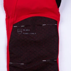 Freestyle Type A Class 1 Chainsaw Trousers – Red -Garden Tools Store 0W1A5436
