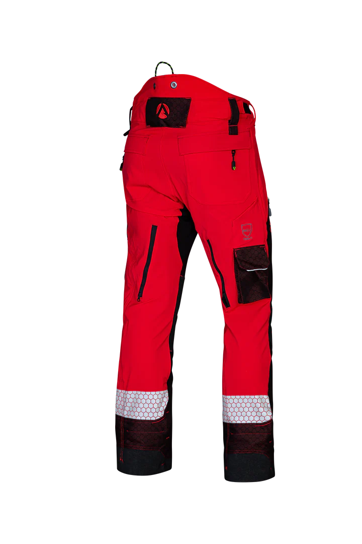 Arbortec Trouser Deep Forest -Type A/Class 1 – Red 4 Arbortec Trouser Deep Forest -Type A/Class 1 – Red - Image 2