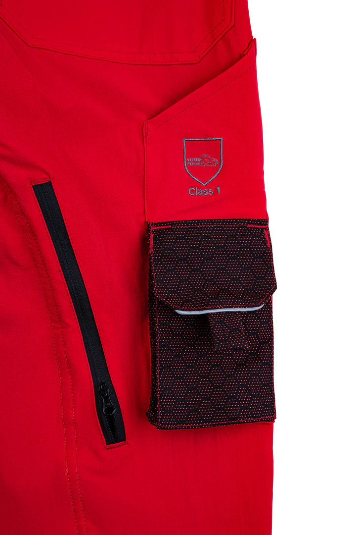Arbortec Trouser Deep Forest -Type A/Class 1 – Red 12 Arbortec Trouser Deep Forest -Type A/Class 1 – Red - Image 10