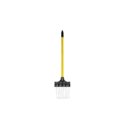 Groundskeeper II 6″ Rake With 18″ Yellow Handle
