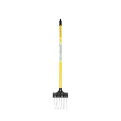 Groundskeeper II 6″ Rake With 36″ Yellow Handle