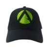 Arbortec Baseball Cap Curved Peak Front Icon – Black/Lime