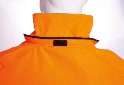 Pfanner Zipp2Zipp Rain Jacket Orange -Garden Tools Store Detachable Hood Detail