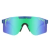 Pit Vipers “The Leonardo” Polarized Double Wide Blue Revo