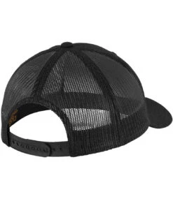 Dendroid Retro Trucker Cap Patch Logo Black -Garden Tools Store Retro Trucker Cap Black Rear 08852
