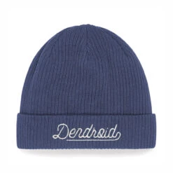Dendroid Script Beanie Steel Steel Blue