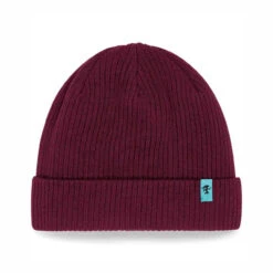 Dendroid Simple Beanie Burgundy