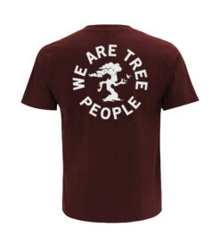 Dendroid We Are Tree People T-Shirt -Garden Tools Store We Are Tree People Burgundy EP01 Rear