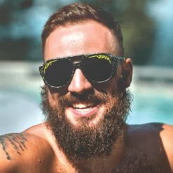 Pit Viper Exciters “The Cosmos” Polarized Smoke Z87 Ballistic Lens -Garden Tools Store cosmo exciters lifestyle 1 1080 x1080